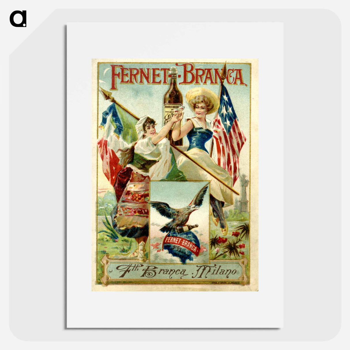 アートポスター-Fernet-Branca: Flli Branca, Milano
 - 国立医学図書館 Poster.