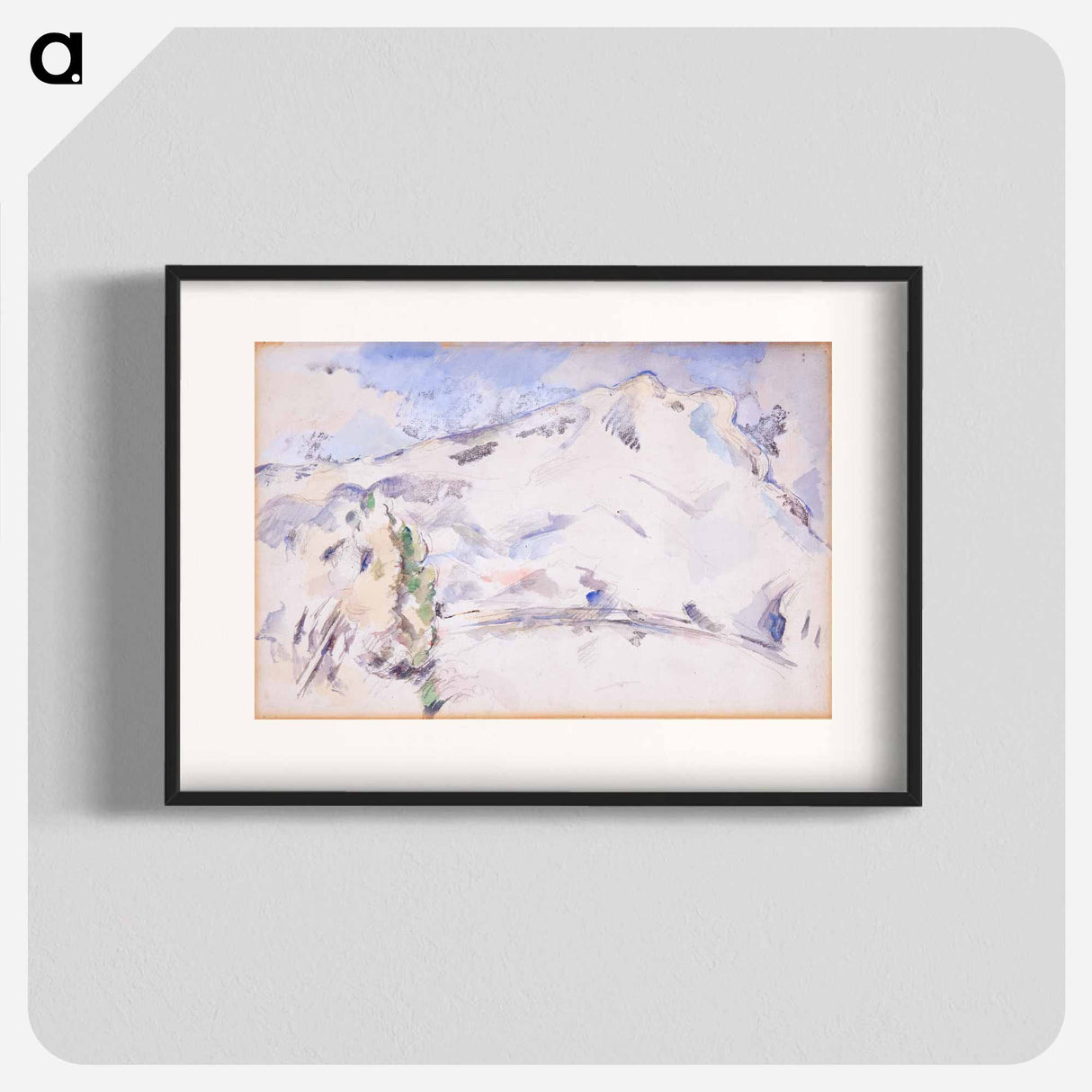 Mont Sainte-Victoire - ポール セザンヌ Poster.