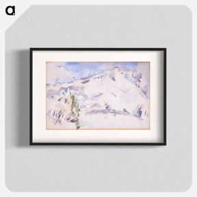 アートポスター-Mont Sainte-Victoire - ポール セザンヌ Poster.