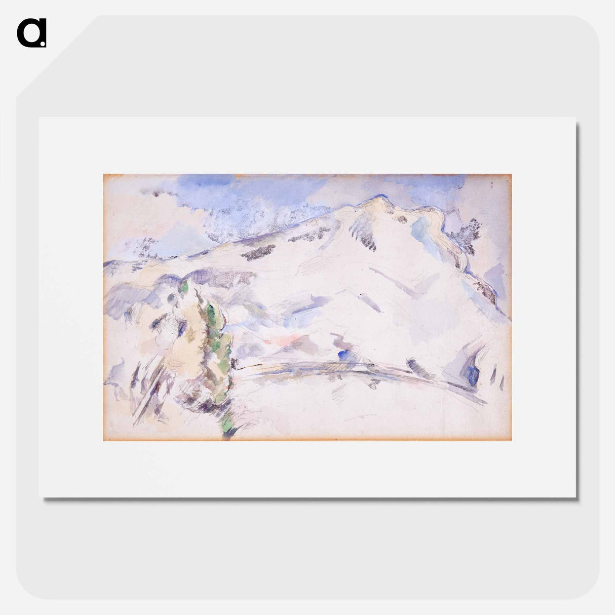 Mont Sainte-Victoire - ポール セザンヌ Poster.