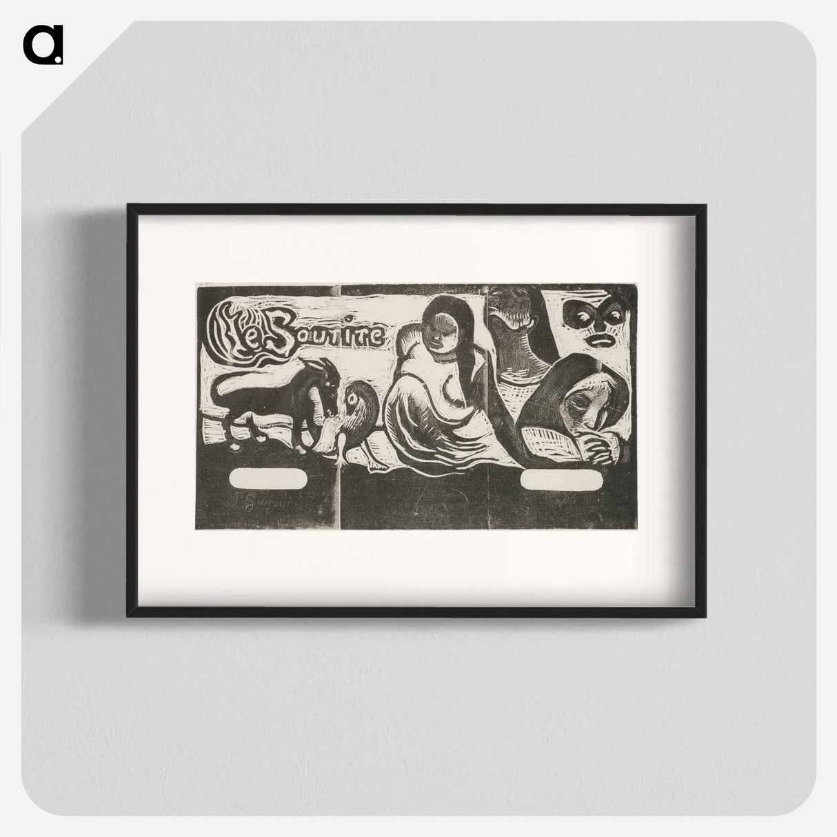 Le Sourire - ポール ゴーギャン Poster.