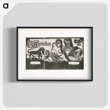 Le Sourire - ポール ゴーギャン Poster.