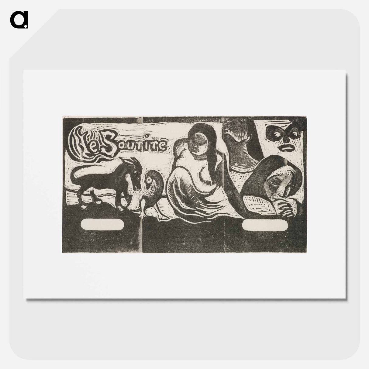 Le Sourire - ポール ゴーギャン Poster.