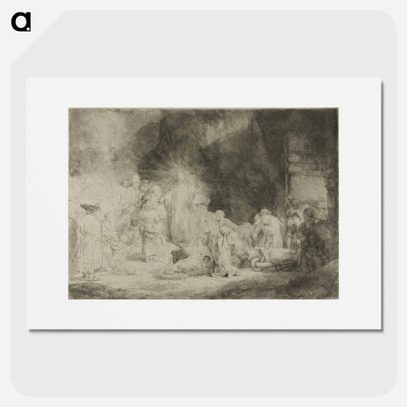 アートポスター-The Hundred Guilder Print - レンブラント ファン レイン Poster.