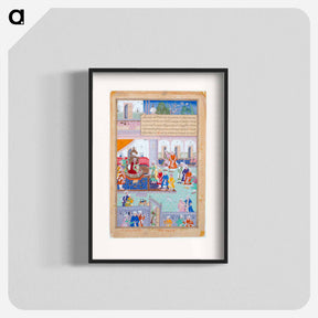アートポスター-Emperor Babur Holding Court
 - セントルイス美術館 Poster.