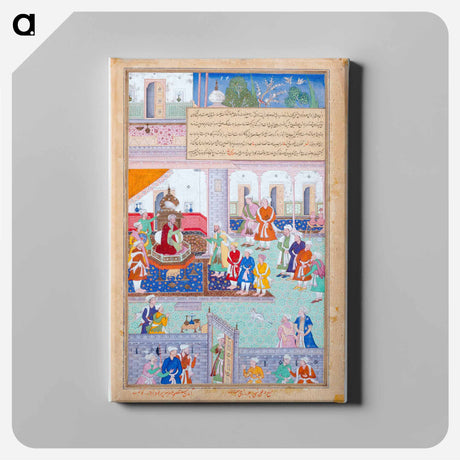 アートパネル-Emperor Babur Holding Court
 - セントルイス美術館 Canvas.