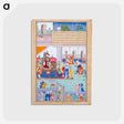 アートポストカード-Emperor Babur Holding Court
 - セントルイス美術館 Postcard.