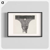 アートポスター-Ornate Column Capital
 - 装飾の文法 Poster.