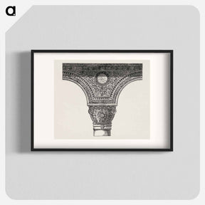 アートポスター-Ornate Column Capital
 - 装飾の文法 Poster.