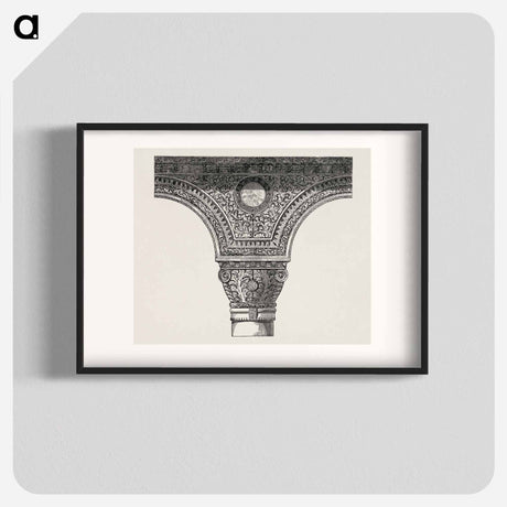 アートポスター-Ornate Column Capital
 - 装飾の文法 Poster.