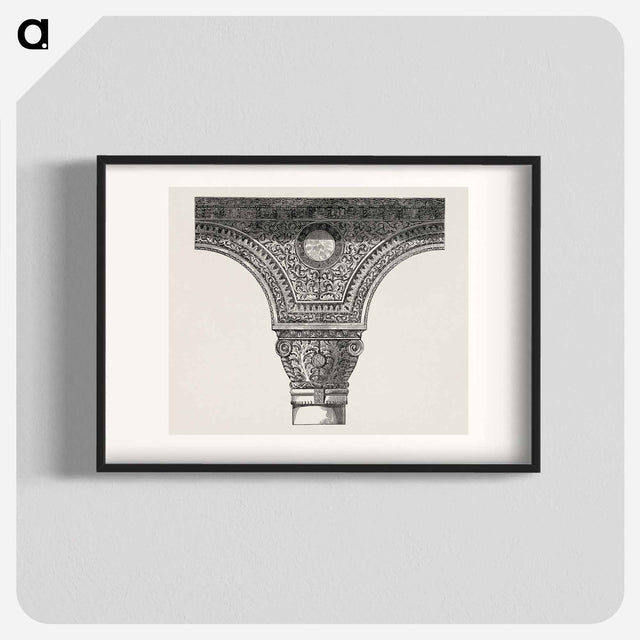 アートポスター-Ornate Column Capital
 - 装飾の文法 Poster.
