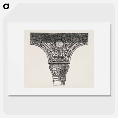 アートポスター-Ornate Column Capital
 - 装飾の文法 Poster.