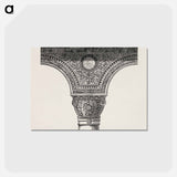アートポストカード-Ornate Column Capital
 - 装飾の文法 Postcard.