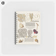 アートメモ帳-Butterfly, Sweet Cherry, and Land Snails from Mira Calligraphiae Monumenta
 - 書道のお手本 Memo.