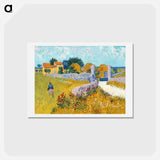 アートポストカード-Farmhouse in Provence - フィンセント ファン ゴッホ Postcard.