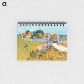 アートメモ帳-Farmhouse in Provence - フィンセント ファン ゴッホ Memo.