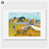 Farmhouse in Provence - Vincent van Gogh Poster.