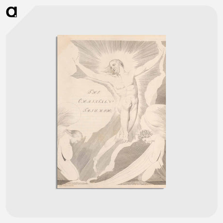 アートポストカード-THE CHRISTIAN TRIUMPH - ウィリアム ブレイク Postcard.