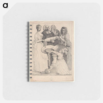 John Henley with five unknown figures - ウィリアム ホガース Memo.
