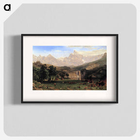 アートポスター-The Rocky Mountains, Landers Peak - アルバート ビアスタット Poster.