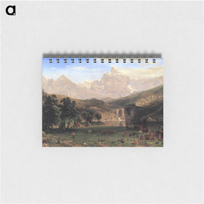 アートメモ帳-The Rocky Mountains, Landers Peak - アルバート ビアスタット Memo.
