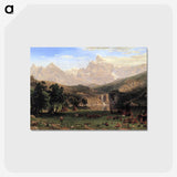 2-18_Albert-Bierstadt_postcard