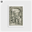 アートポストカード-Joachim and St. Anne Meet at the Golden Gate - アルブレヒト デューラー Postcard.