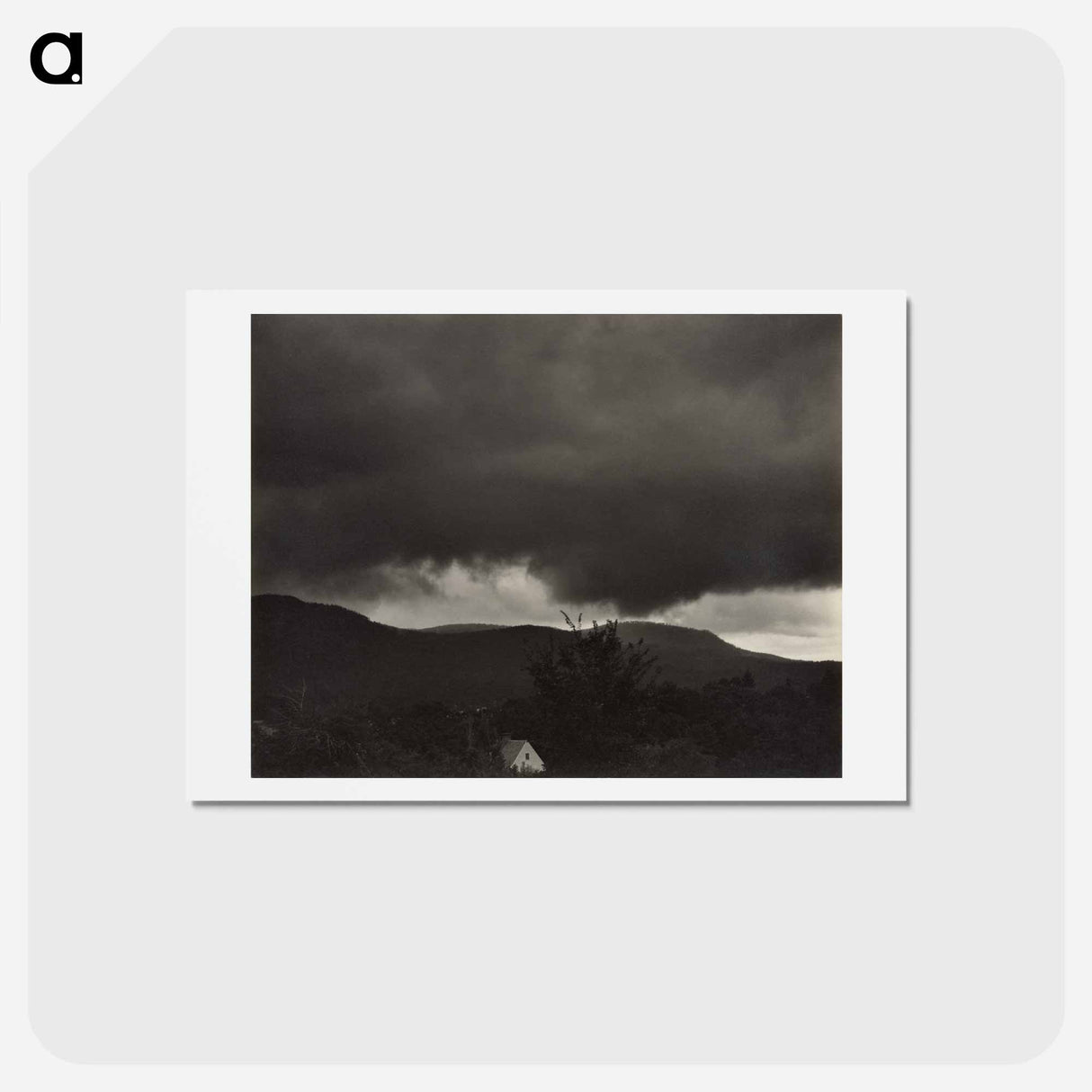 Music: A Sequence of Ten Cloud Photographs, No. 1 - アルフレッド スティーグリッツ Postcard.