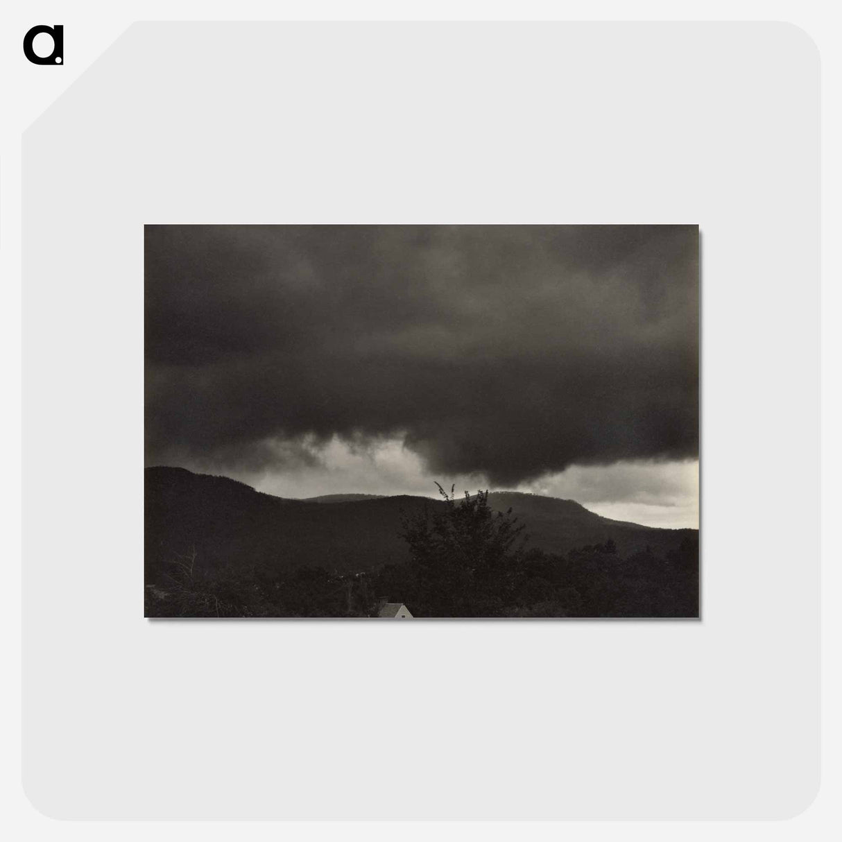 アートポストカード-Music: A Sequence of Ten Cloud Photographs, No. 1 - アルフレッド スティーグリッツ Postcard.