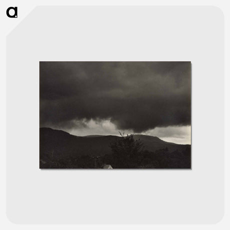 アートポストカード-Music: A Sequence of Ten Cloud Photographs, No. 1 - アルフレッド スティーグリッツ Postcard.