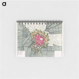 Plattegrond van Béthune - アンティーク地図 Memo.