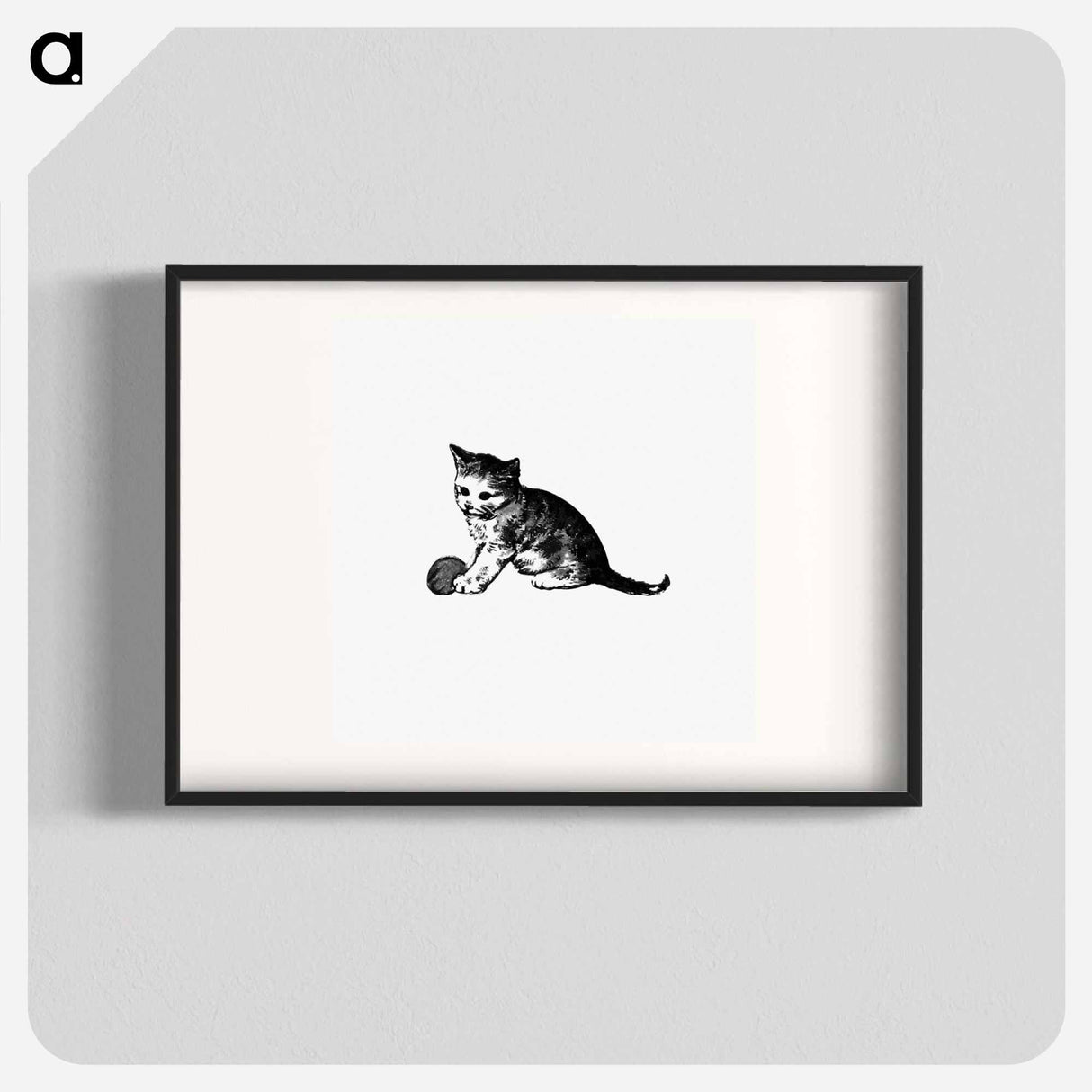 アートポスター-Kitten from Old Father Christmas
 - 大英図書館 Poster.
