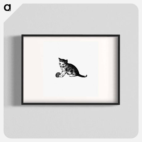 アートポスター-Kitten from Old Father Christmas
 - 大英図書館 Poster.