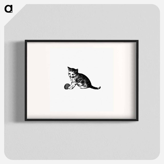 アートポスター-Kitten from Old Father Christmas
 - 大英図書館 Poster.
