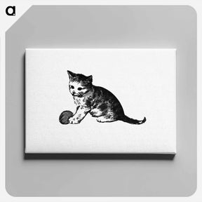 アートパネル-Kitten from Old Father Christmas
 - 大英図書館 Canvas.