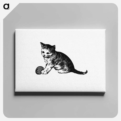 アートパネル-Kitten from Old Father Christmas
 - 大英図書館 Canvas.