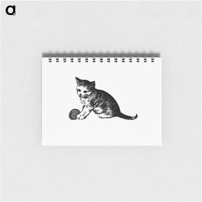 アートメモ帳-Kitten from Old Father Christmas
 - 大英図書館 Memo.