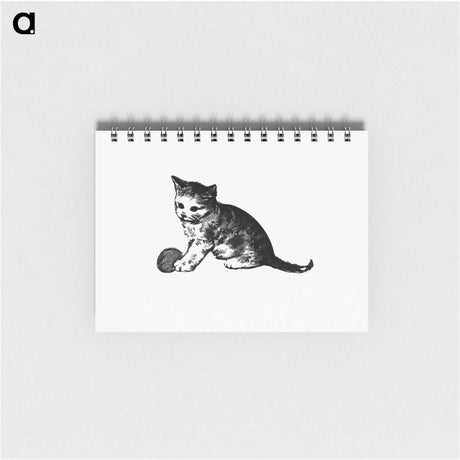 アートメモ帳-Kitten from Old Father Christmas
 - 大英図書館 Memo.