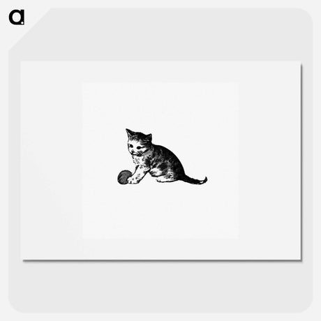 アートポスター-Kitten from Old Father Christmas
 - 大英図書館 Poster.