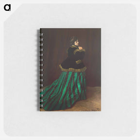 アートメモ帳-Camille (The Woman in the Green Dress) - クロード モネ Memo.