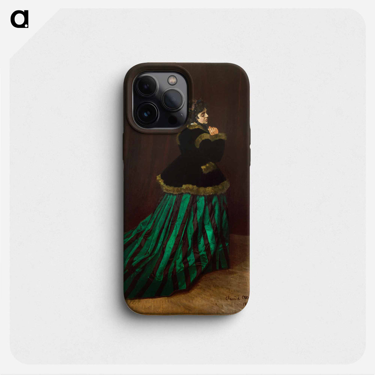 Camille (The Woman in the Green Dress) - Claude Monet Phone Case.