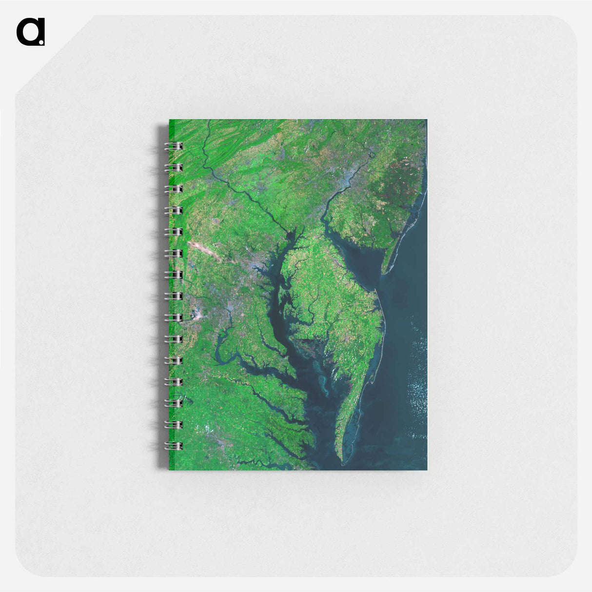 アートメモ帳-Chesapeake Bay Mosaic
 - 上空からの地球 Memo.