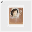 アートポストカード-The Artist's Cousin, Probably Mrs. William Bell - エドガー ドガ Postcard.