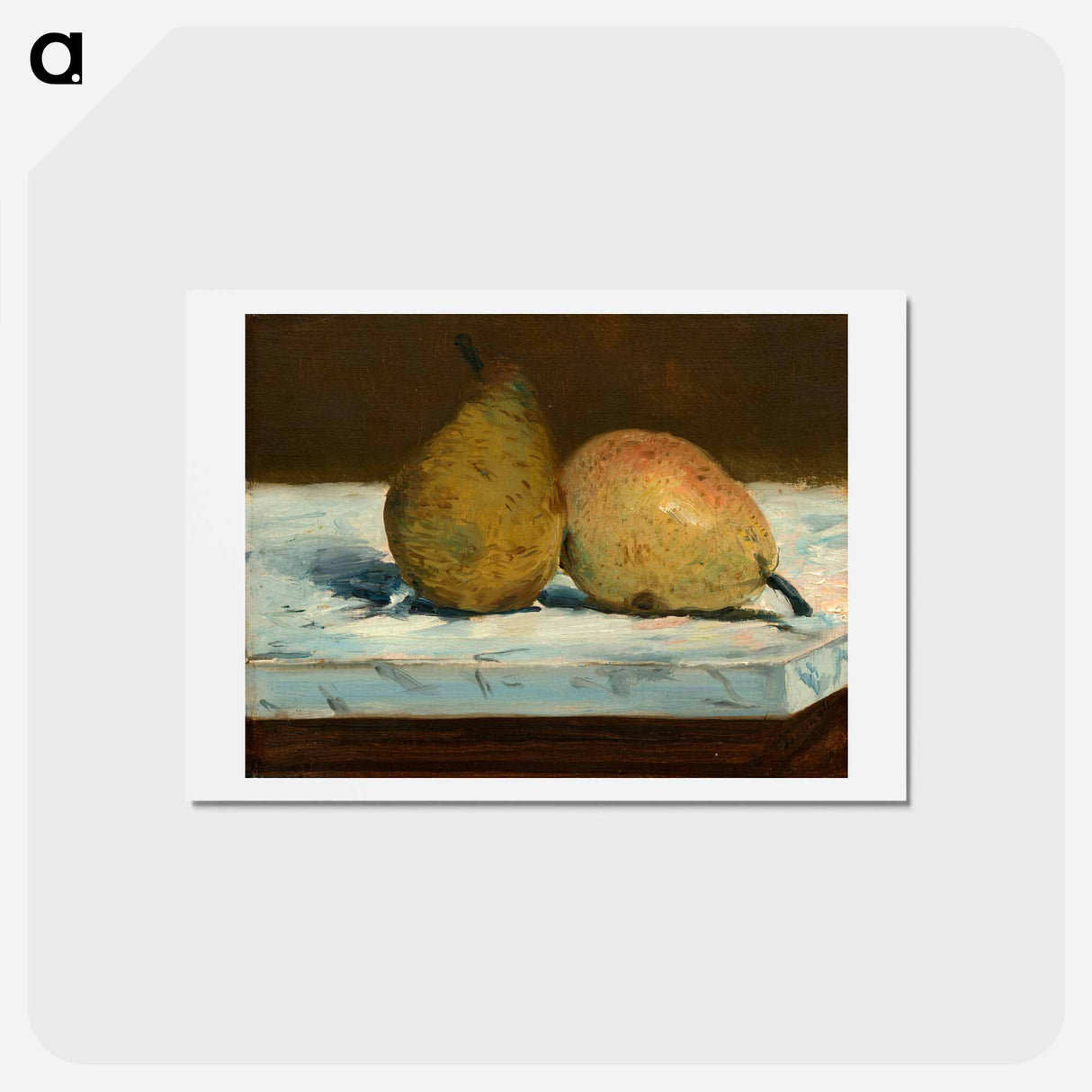 アートポストカード-Pears - エドゥアール マネ Postcard.