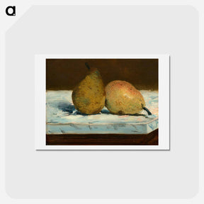 アートポストカード-Pears - エドゥアール マネ Postcard.