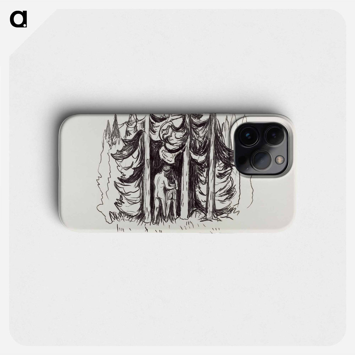 The Forest - Edvard Munch Phone Case.