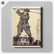 アートパネル-Man swinging golf club - エドワード ペンフィールド Canvas.