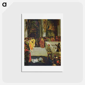 アートポストカード-The Execution of the Doge Marino Faliero - ウジェーヌ ドラクロワ Postcard.