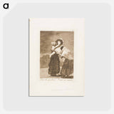 アートポストカード-For Heaven's Sake: and it was Her Mother - フランシスコ デ ゴヤ Postcard.