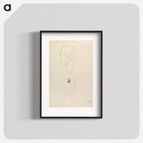 アートポスター-Standing Nude - グスタフ クリムト Poster.